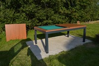 Karambol Steel – detail kovové podnože