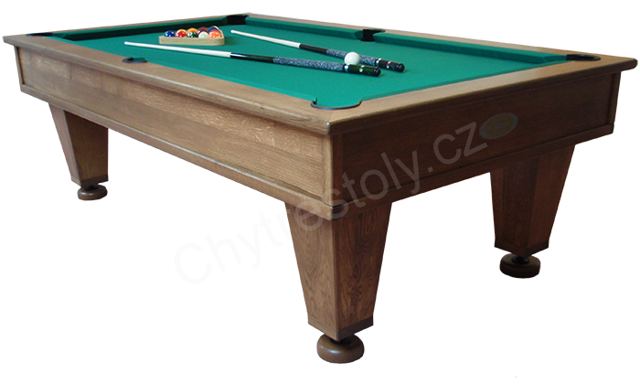 Kulečník billiard Nature 7ft - 200x100 cm sklad celomasivní , s břidlicovou deskou