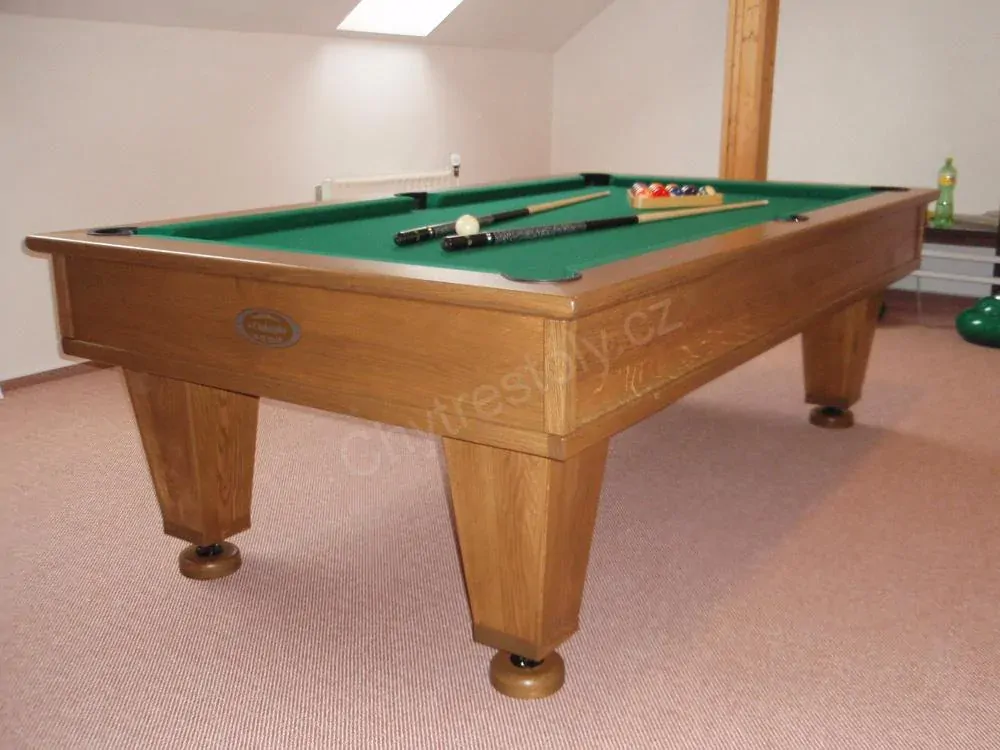 Kulečník billiard Nature 7ft - 200x100 cm sklad celomasivní , s břidlicovou deskou