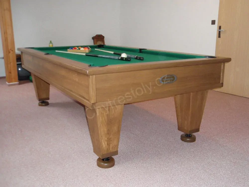Kulečník billiard Nature 7ft - 200x100 cm sklad celomasivní , s břidlicovou deskou