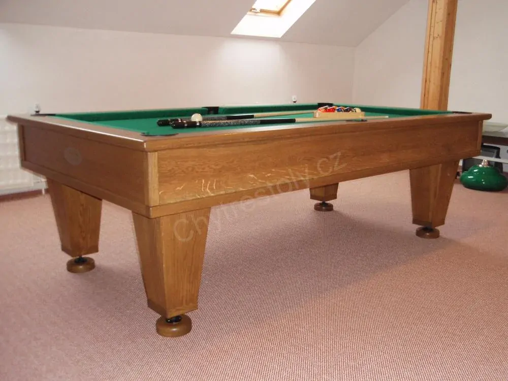 Kulečník billiard Nature 7ft - 200x100 cm sklad celomasivní , s břidlicovou deskou