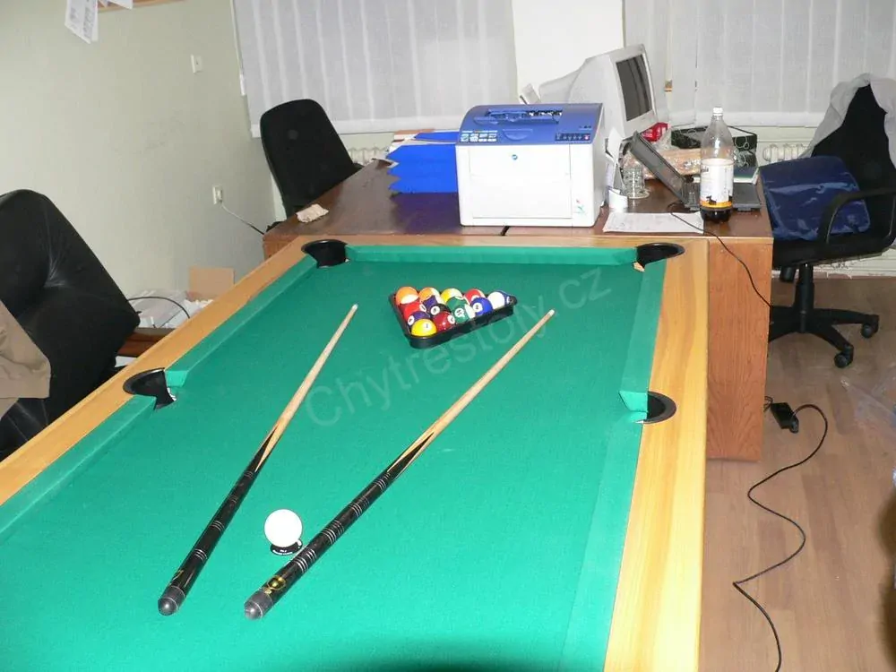 Kulečník billiard Nature 7ft - 200x100 cm sklad celomasivní , s břidlicovou deskou