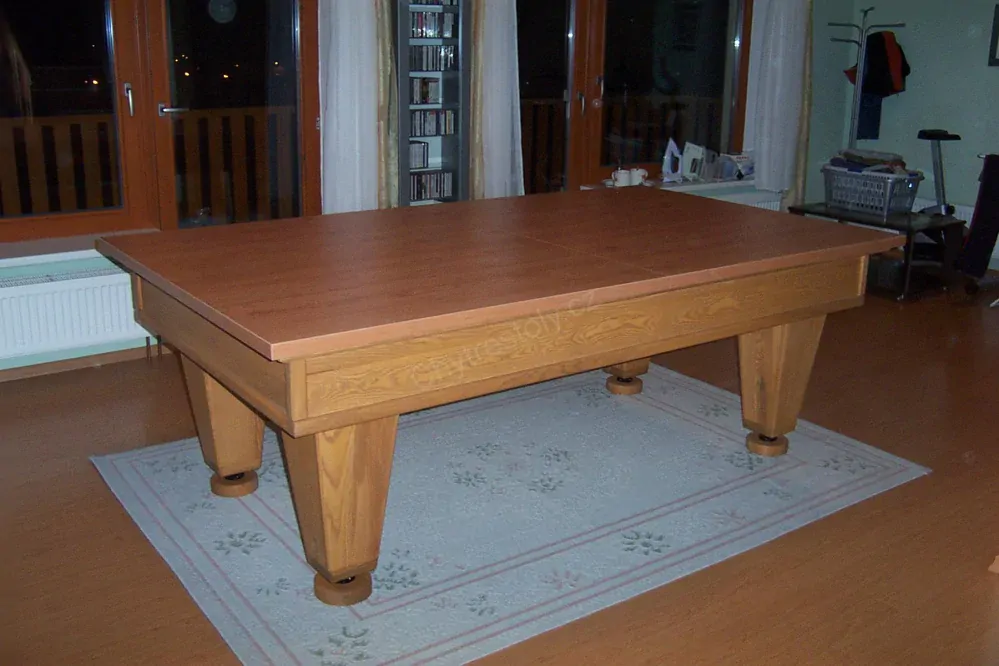 Kulečník billiard Nature 7ft - 200x100 cm sklad celomasivní , s břidlicovou deskou