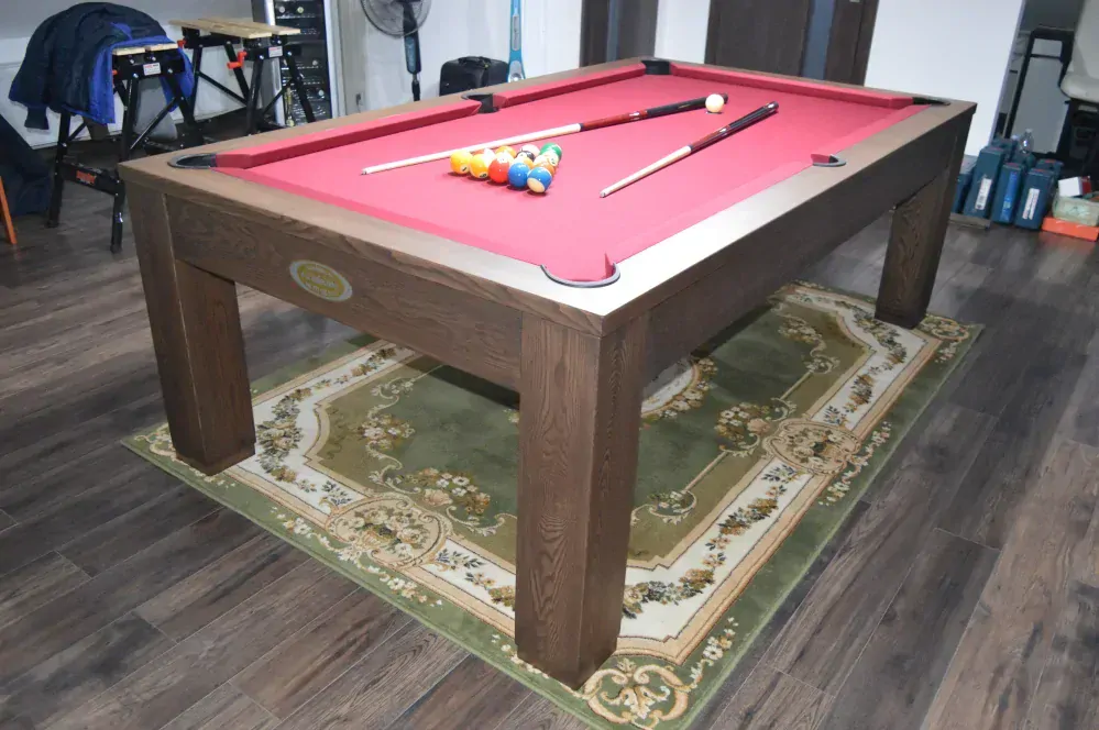 Kulečník billiard Furniture 7ft 200x100 cm - celomasivní s břidlicovou deskou
